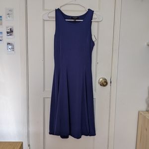 Banana republic factory blue professional midi dress